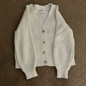 Old navy cream cardigan size M